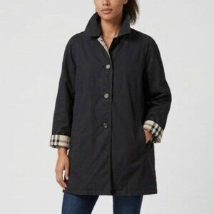 Vintage Pendleton Size L Black Plaid Utility Button-Up Chore Coat Jacket